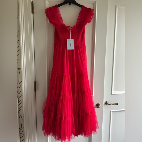 Hill House Ellie Nap Dress. Collectors Edition Red Tulle. L. NWT. - Picture 8 of 11